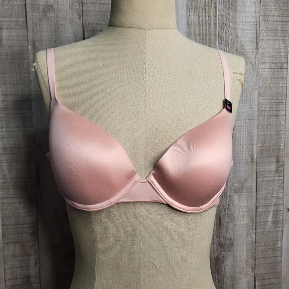 LaSenza Comfort Push Up Pink Satin Bra. 36B - Picture 2 of 10